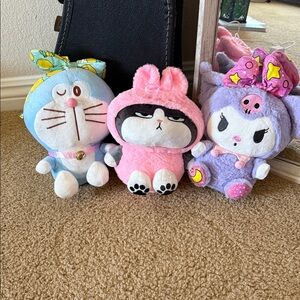 HELLO KITTY PLUSH TRIO